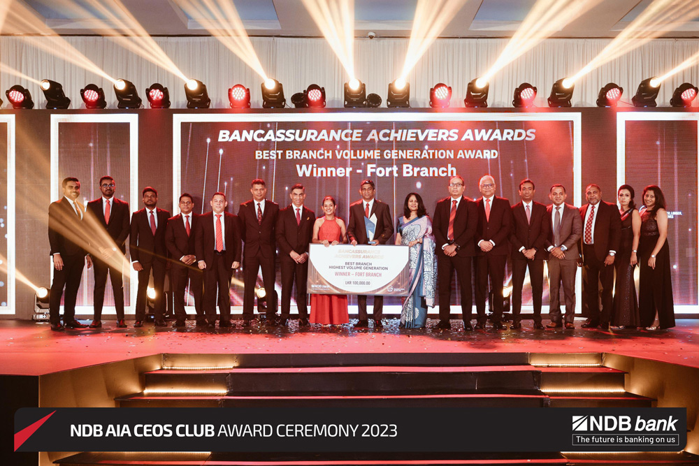 NDB Bank shines at the AIA Bancassurance Achievers Awards 2023